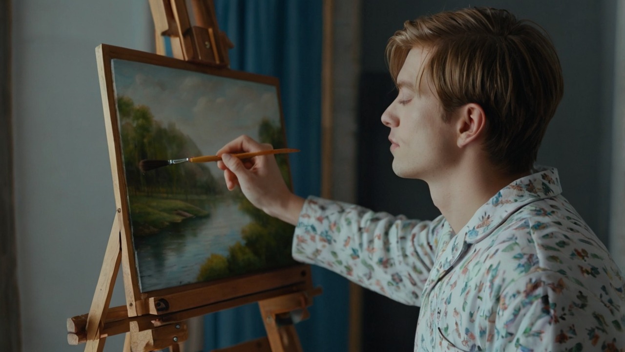 Leonardo_Kino_XL_a_young_man_in_pajamas_with_his_eyes_closed_p_0 - Phase Today - Lucid Dreaming and Sleep Paralysis News